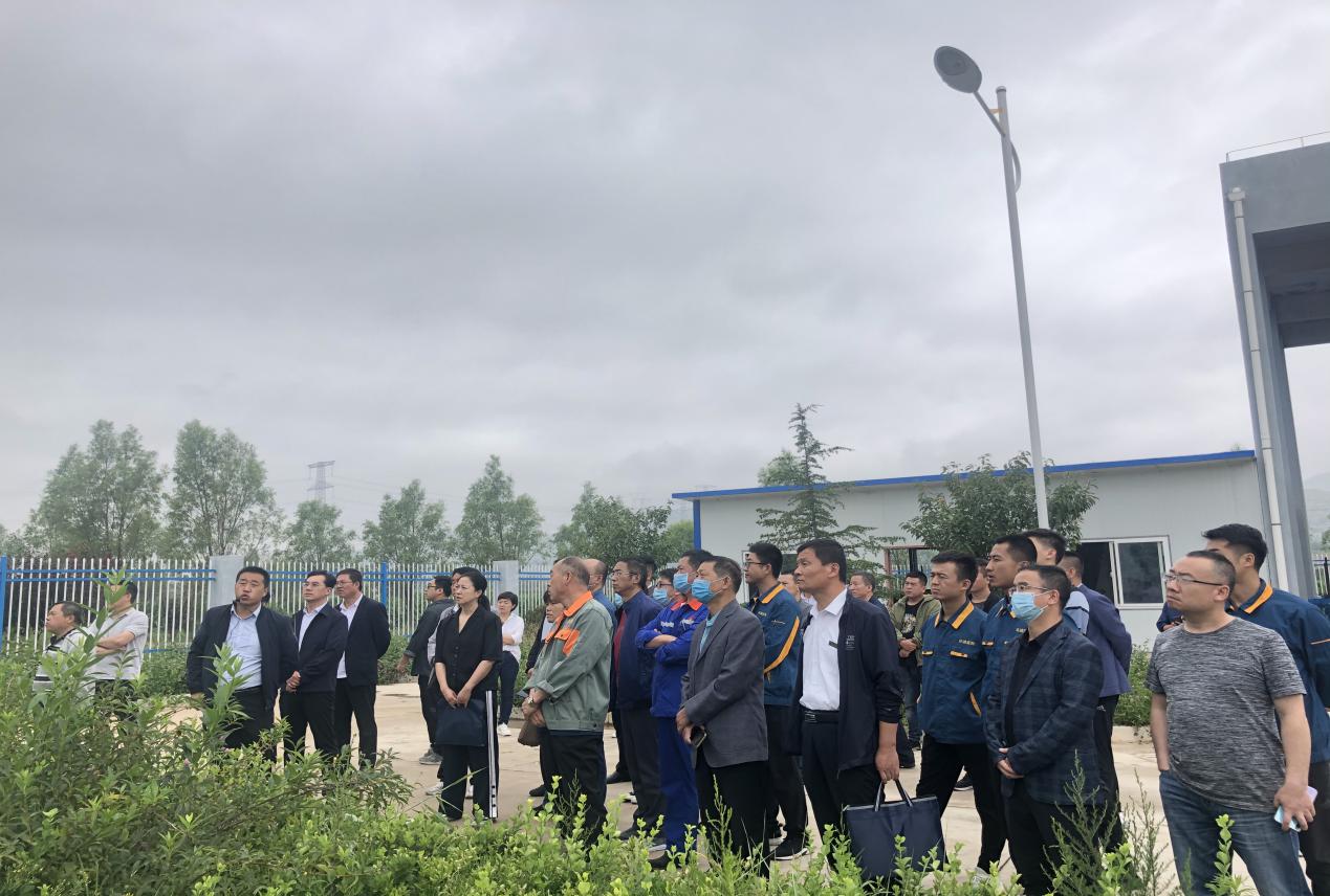园区管委会副主任何浩强一行参观 华球体育泓源城东污水处理公司(图2)