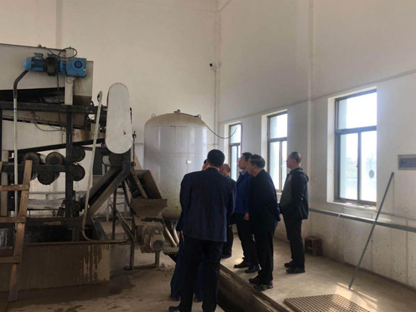 华球体育国维淀粉公司参观污水处理公司并对接工作(图2)